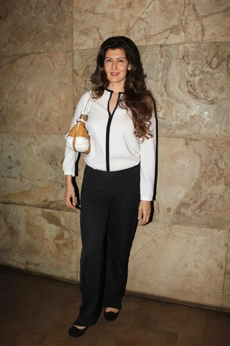 mumbai model sangeeta bijlani in white shirt pant